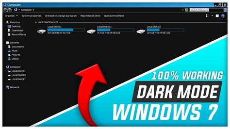 How to enable 'Dark Mode' in Windows 7 | How to install 'Dark Mode ...