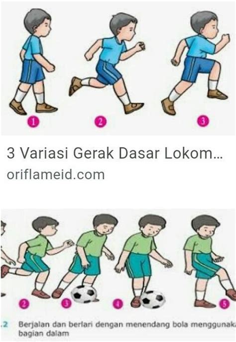 Contoh Gerak Lokomotor Dalam Permainan Sepak Bola Adalah Brainly ...