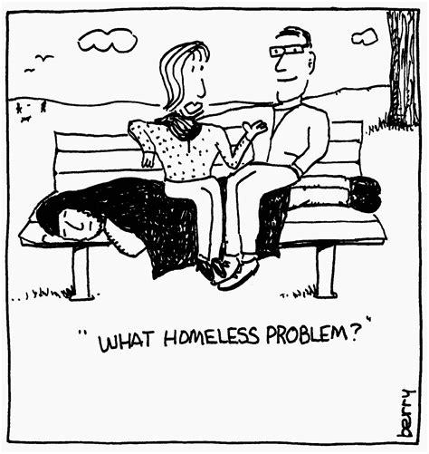 Cartoons for Causes: homeless problem cartoon