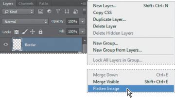 Flattening and saving files > Layer Basics in Adobe Photoshop CC (2014 release)