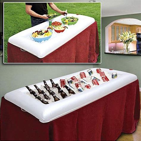 Inflatable Serving Bar Party Camping Salad Buffet Ice Cooler Picnic Drink Table | Salad bar ...