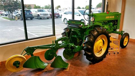 History and Culture by Bicycle: ca. 1947 John Deere Model M: Complete Tractor with Plow