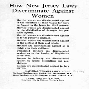 njdiscriminate - New Jersey Women's History