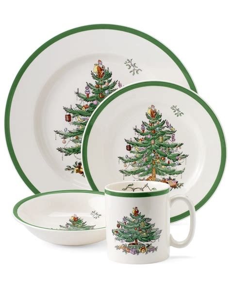 Spode Christmas Tree 4 Piece Place Setting | Spode christmas tree, Spode christmas, Christmas ...