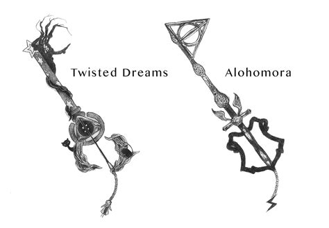 Oathkeeper Keyblade Drawing