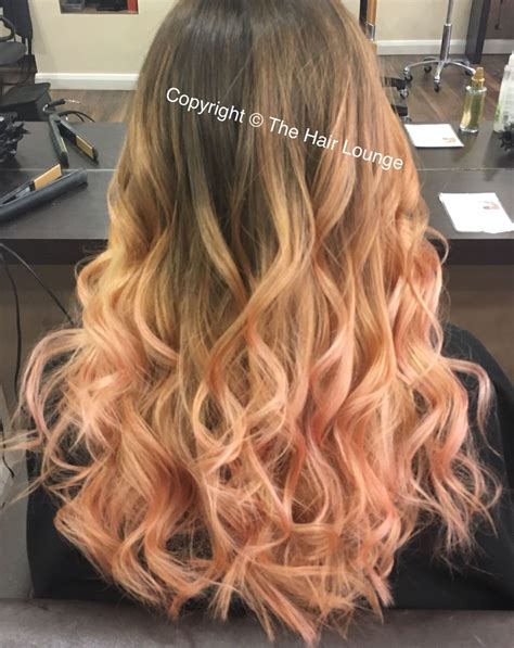 Peach Ombre Hair