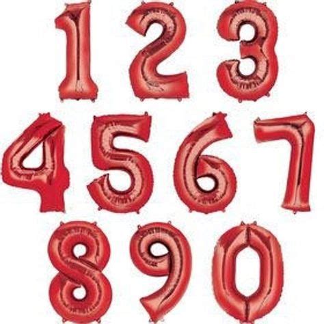 Number Jumbo balloon Red giant balloon number mylar red | Etsy in 2020 | Number balloons, Jumbo ...