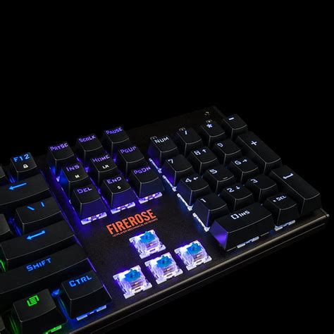 1ST PLAYER FIRE ROSE MK3 MECHANICAL GAMING KEYBOARD BLACK