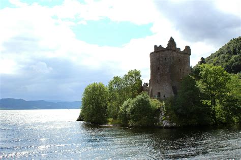 Free stock photo of castle ruins, lakeside, loch ness