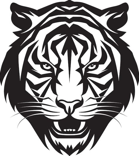 Premium Vector | Jungle king in vector tigers dominance geometric tiger illustration vector ...