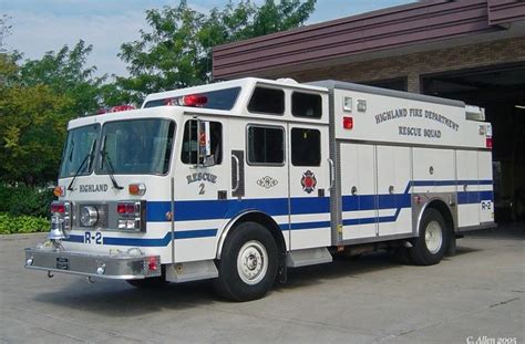 Highland fire department pemfab rescue truck | Fire trucks, Fire ...