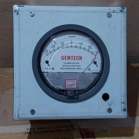 GEMTECH Differential Pressure Gauge Distributor From Lalganj Uttar Pradesh at Rs 4500 ...