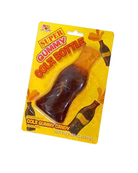 Super Gummy Cola Bottle Flavour Gummi 150g - Lollies'n'Stuff