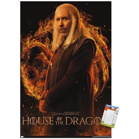 Trends International House Of The Dragon - Viserys One Sheet Unframed ...