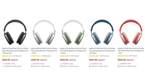 Apple AirPods Max in all colours available for $662 at Best Buy