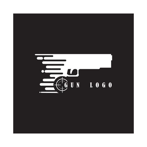 Gun logo vector illustration design template 9107316 Vector Art at Vecteezy