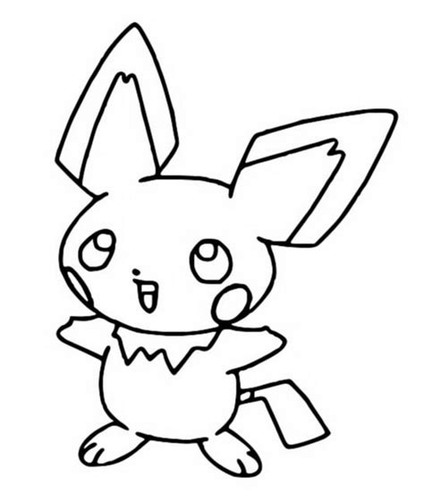 Coloring Pages Of Pichu