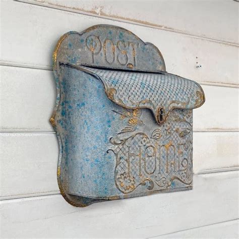 Vintage Post Box Wall Mounted Garden Home Decor Letterbox - Etsy