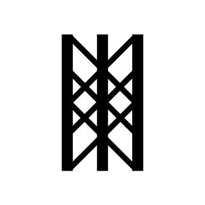 Web of Wyrd – Norse symbol - Symbolikon Worldwide Symbols