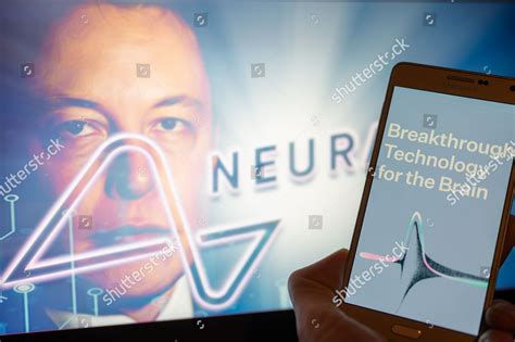 Neuralink Logo Displayed On Mobil Founder Editorial Stock Photo - Stock ...