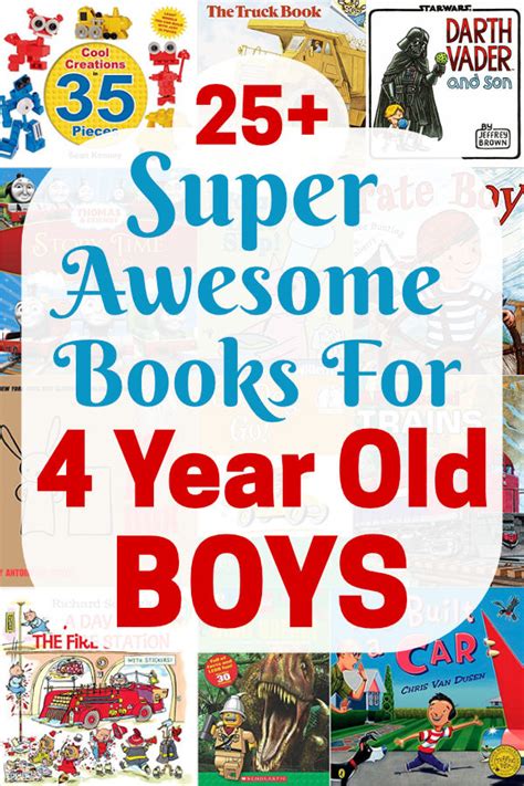 Best Books For 4 Year Olds Boy : Best Books For 4 Year Old Boys 25 Super Awesome Titles / This ...