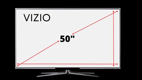 Vizio 50 Inch TV Dimensions - Complete Guide | Decortweaks