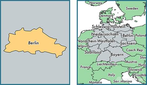 Berlin state, Germany / Map of Berlin, DE / Where is Berlin state? - WorldAtlas.com