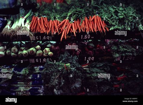 Vegetables in the produce section of a supermarket Stock Photo - Alamy