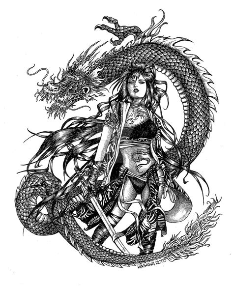 Dragon Warrior by LKBurke29 on DeviantArt