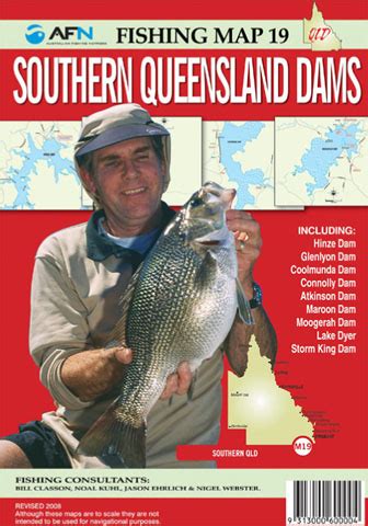Queensland Southern Dams Map 19: - Fly Fishing Gear & Fly Fishing Australia | Trout Flies