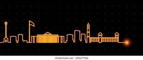 Dushanbe Light Streak Skyline Stock Vector (Royalty Free) 1251277156 | Shutterstock