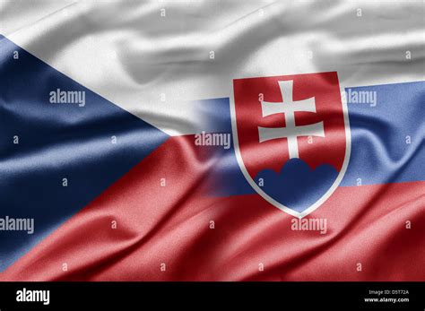 Czech republic and slovakia flag hi-res stock photography and images ...