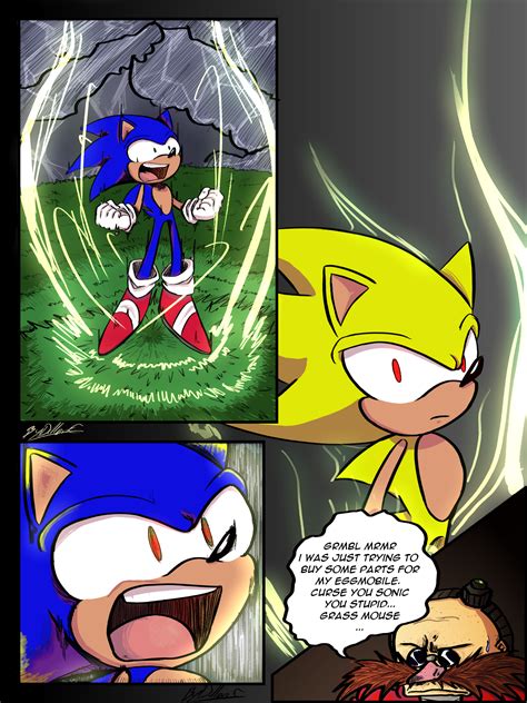 Super Sonic Transformation Redraw : r/SonicTheHedgehog