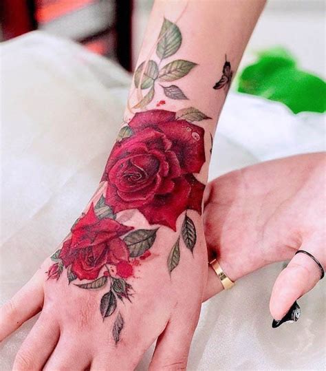 26+ Rose Tattoos On The Wrist - DroodDestina