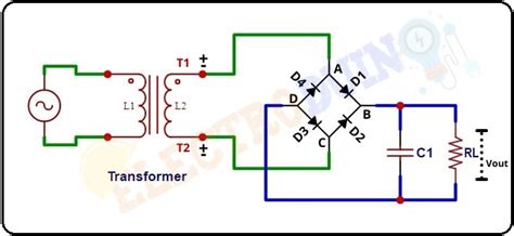 Bridge Rectifier Circuit Diagram With Filter