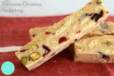 Thermomix Christmas Hedgehog Slice - Thermobliss