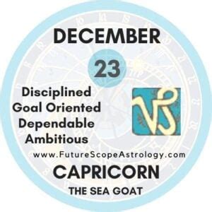 December 23 Zodiac (Capricorn) Birthday Personality, Birthstone ...