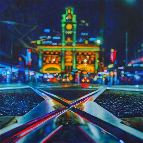 Flinders Street Station From Elizabeth Street Painting by Todd Simpson ...