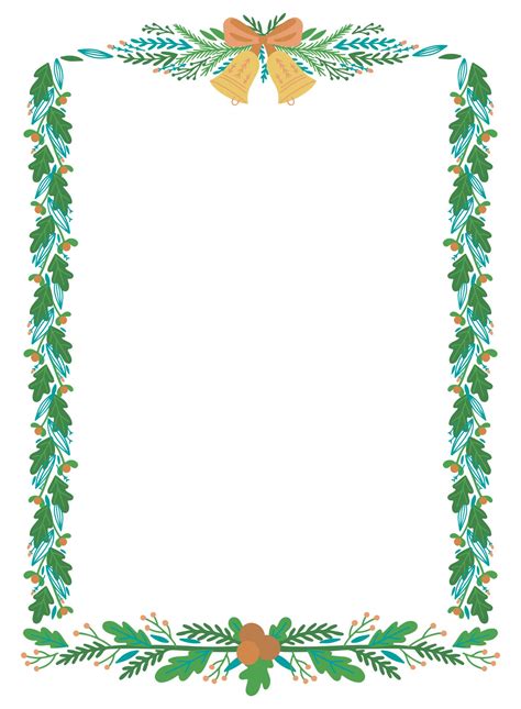 Free Printable Christmas Clip Art Borders - Printable Templates