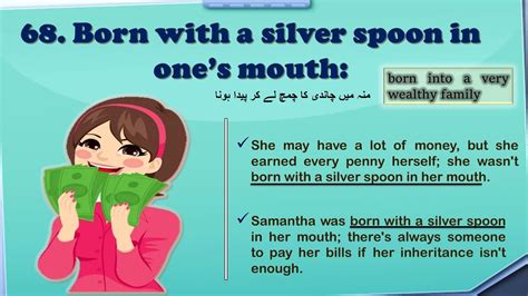 Born with a silver spoon in one's mouth | Learn Idioms - YouTube