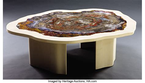 Petrified Wood Coffee Table - ERIGIESTUDIO