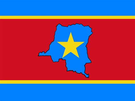 The flag of the DRC if they absolutely had to include a map of their country. : r ...