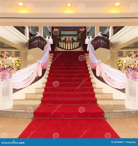 Red carpet on stone steps stock image. Image of florist - 32044841