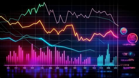 Premium AI Image | Stock market chart glowing in abstract style on ...