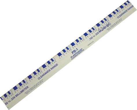 Buy GOODSON PLASTIGAGE Blue Bearing Clearance Measuring Tool | .004" to .009" Range | 10 Pack ...