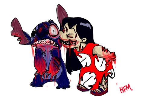 Lilo And Stitch Zombie by Blue-Neko-Girl on DeviantArt