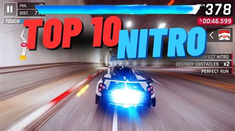 TOP 10 CARS WITH THE HIGHEST NITRO IN ASPHALT 9 - YouTube