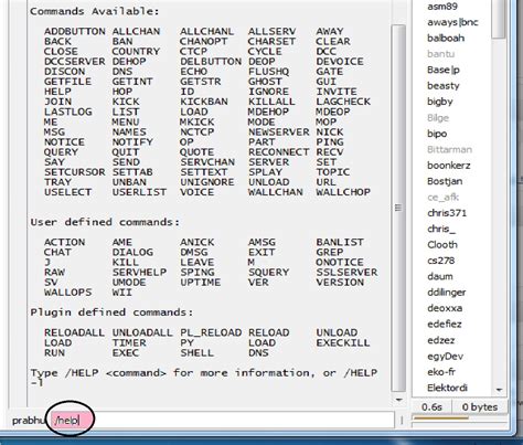 How to use IRC Chat ? Basic IRC Commands