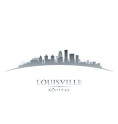 Louisville usa city skyline silhouette Royalty Free Vector