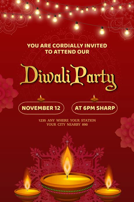 Happy diwali 2023 Template | PosterMyWall